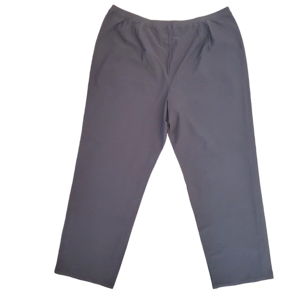 Eileen Fisher 2X Viscose Blend Pull On Grey Pants
